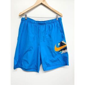 Nike Men’s Graphic Training Shorts Blue Size Large Bermuda